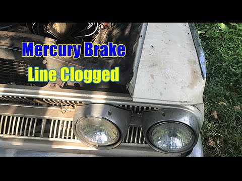 Old Ford/Mercury Brake Hose Removal & Un-Clog 1963
