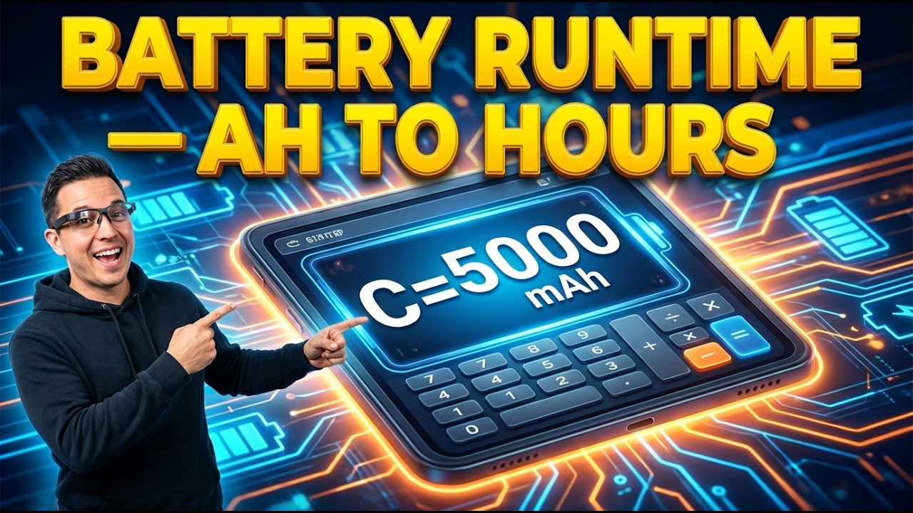 Battery Runtime Calculator — Ah to Hours