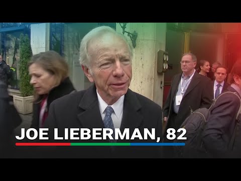 Former US Senator Joe Lieberman dies at 82