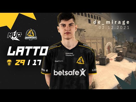 MVP CSGO POV: GODSENT latto (29/17) vs Heroic (de_mirage) @ IEM Winter 2021