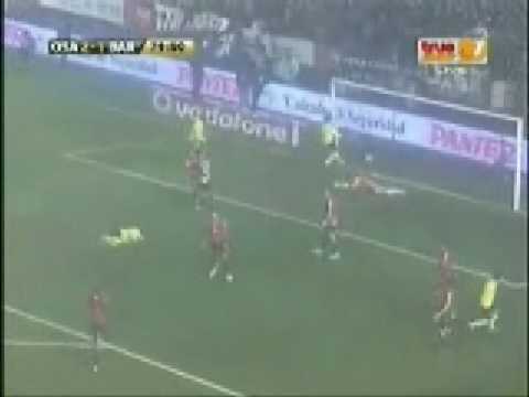 Goles: Osasuna 2 - 3 Barcelona (sonido Cadena Ser)