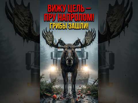 ЛОСЬ ПОД МУХОМОРАМИ: Почему этот грибник опаснее танка?