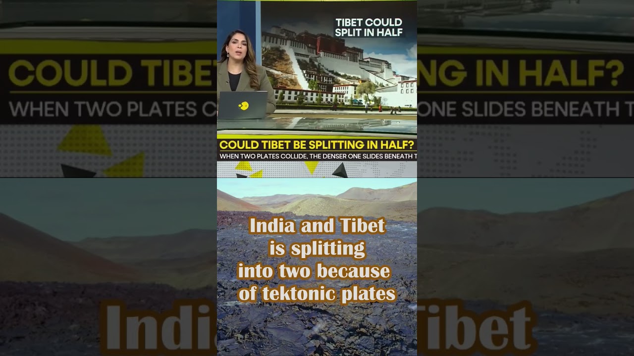 #india Is splitting into 2 land masses #shorts #reaction