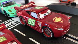 NEON LIGHTNING McQUEEN Carrera Digital 132 Slot Car Disney Pixar Cars