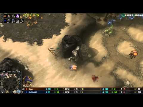 DeMusliM Vs Sean -  SC2 LOTV Beta The Lycan League