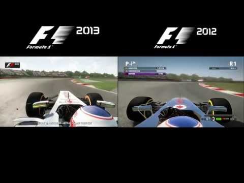 F1 2013 vs F1 2012 | Graphics Comparison - Silverstone | HD