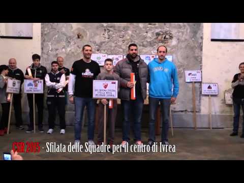 immagine di anteprima del video: CSR 2015: Sfilata delle squadre per il centro di Ivrea 