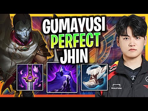 GUMAYUSI PERFECT GAME WITH JHIN! | T1 Gumayusi Plays Jhin ADC vs Ezreal!  Season 2024