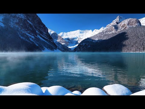 Lake Louise in Banff National Park with relaxing nature sounds