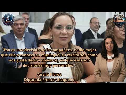 Renuncia de Magda (Analía Flores - Diputada Frente Chaqueño)