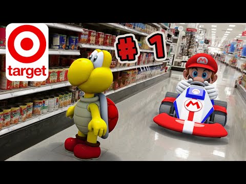 Super Mario goes to Target (Part 1) | Super Mario Bros in real life