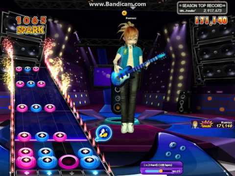 [Guitar Mode ] Super Kidd - Dance Dance (Lv.3 Hard) 108bpm  V2