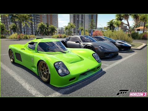 Thumbnail for RACHA OFICIAL ULTIMA GTR VS PORSCHE 918 VS FORD GT - Forza Horizon 3 ONLINE by Ferrari Ascari