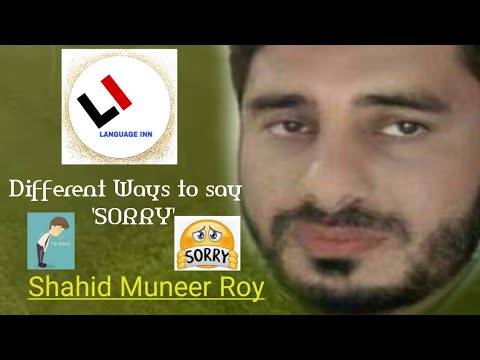 How to beg pardon? | Different ways to say SORRY | Language Inn