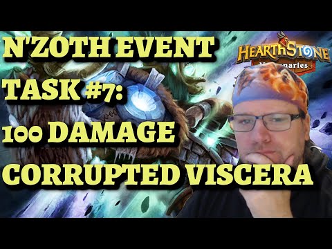 N'Zoth Event Task #7: 100 Damage with Corrupted Viscera in a single battle (Hearthstone Mercenaries)