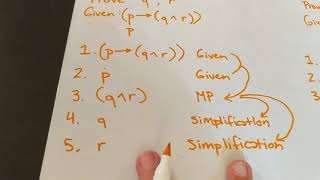 Proofs with Rules of Inference 1 (Propositional Logic for Linguists 15)