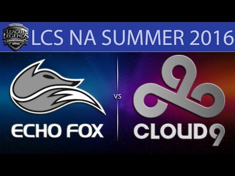 [LoL Highlights] FOX vs C9 Game 2 | LCS NA Summer 2016 (05.06.2016) - Echo Fox vs Cloud9