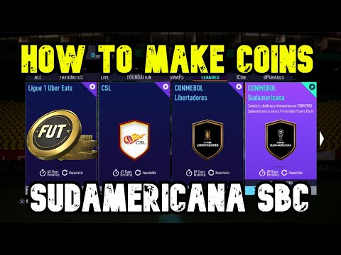 HOW TO MAKE COINS ON THE CONMEBOL SUDAMERICANA LEAGUE SBC! #FIFA21 Ultimate Team