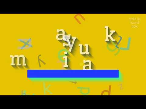 How to say "masayuki"! (High Quality Voices)