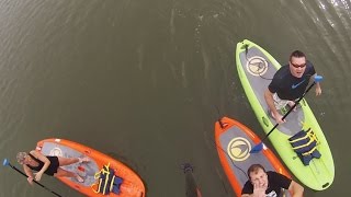 preview picture of video 'Stand Up Paddle Boarding, Tempe Town Lake, Phoenix, AZ'