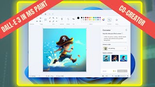 MS Paint CoCreator: Generating Images from Text Prompts using Dall-E 3