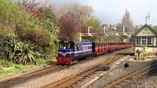 preview picture of video 'RH&DR Captain Howey leaving Hythe -- 13th April 2012'