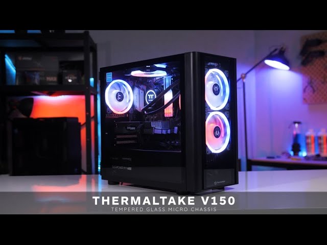 gabinete_thermaltake_v150_tg_black_tempered_glass - Miniatura 8
