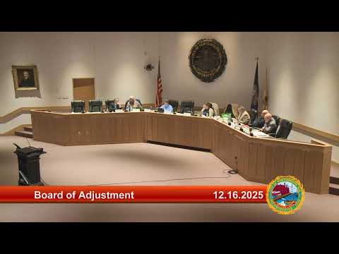 12.16.2025 Board of Adjustment