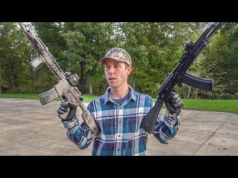 AR15 vs AK74 Ballistics Test! (5.56x45 vs 5.45x39)