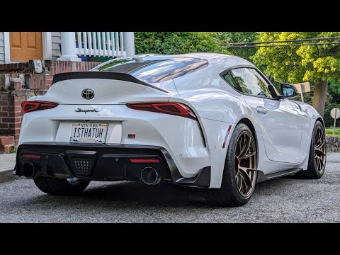 Toyota Supra HKS HI-POWER Exhaust, Out with the old and in with the new!!!