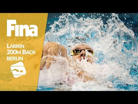Clear success for Larkin in 200m backstroke #2 Berlin