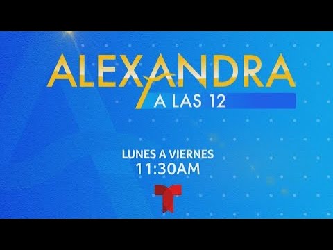 Alexandra a las 12, Hoy 14 enero El Panel Picoso está Caliente y Llega Michael Flores @Telemundo 