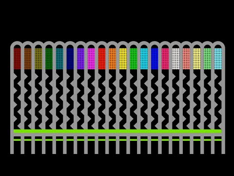 Mix and Separate - The Team Marble Race in Algodoo