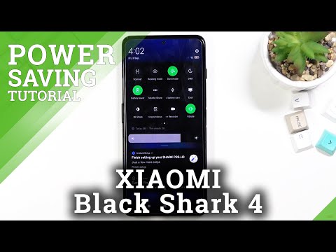 How to Enable Power Saving Mode on XIAOMI Black Shark 4 - Show Battery Level
