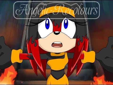 ::Recoloring【Sonic X】To Dark Demon Fire Tikal::