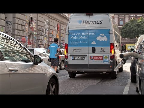 Auf Tour mit einem Hamburger Paketzusteller