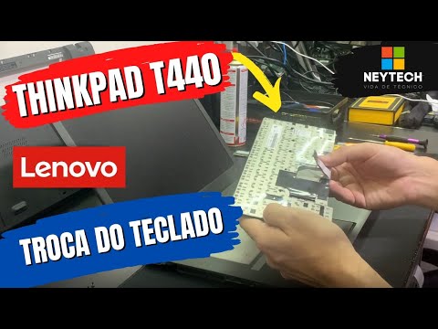 LENOVO T440 - Como trocar o teclado