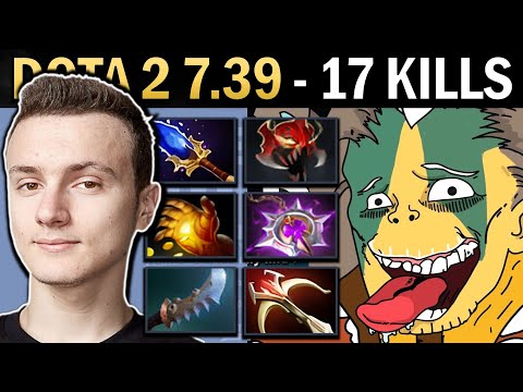 Elder Titan Gameplay Miracle with 17 Kills and Midas - Dota 7.39