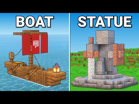 Minecraft: 15+ OUTDOOR Build Hacks!