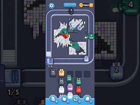 Pixel Flow Level 2109 Walkthrough