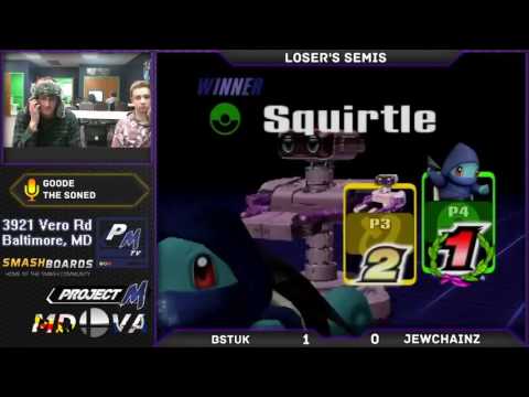Project M at Xanadu 12/12/16 Losers Semis - Bstuk (ROB) vs Jewchainz (Squirtle)