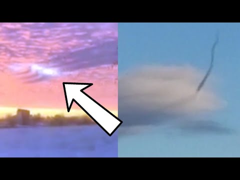 Something strange happened in the Russian sky and strange thing coming out of the cloud in Colorado