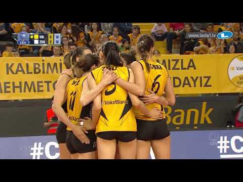 Great rally between VakifBank SK and Volero Zuerich!