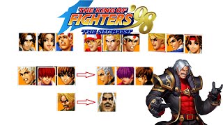 The King of Fighters 98 Hidden Characters [HD 60fps]