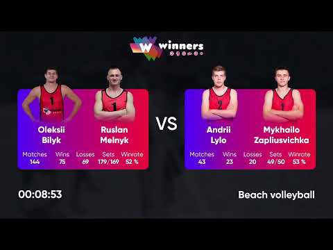 01:05 O. Bilyk / R. Melnyk - A. Lylo / M. Zapliusvichka 17.09.2022 | Winners Beach Volleyball