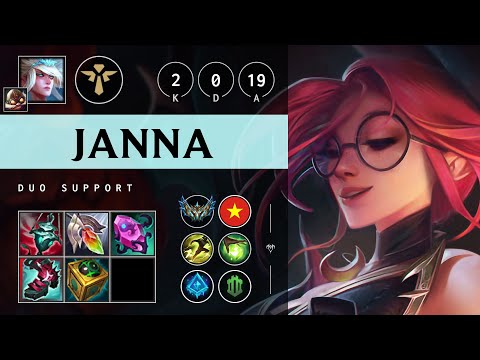 Janna Support vs Thresh - VN Challenger Patch 25.16