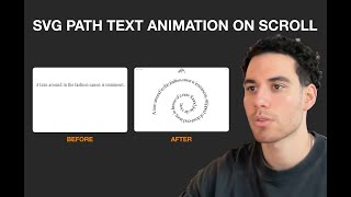 SVG Path Text Animation on Scroll with GSAP