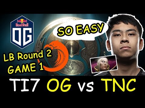 Dota2 The International 2017: TNC Pro Team (Dire) vs OG (Radiant) highlights
