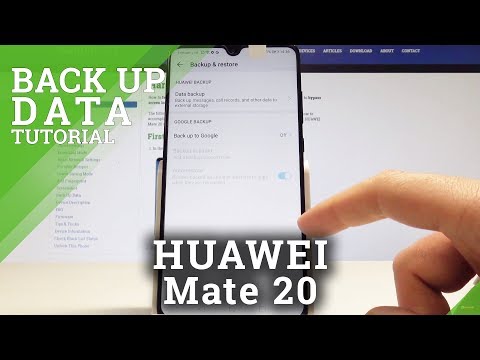 How to Back Up Data on HUAWEI Mate 20 - Enable Google Backup