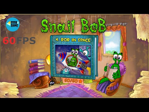Snail BoB: Bob In Space All Levels + 3 Stars , iOS Walkthrough - YouTube